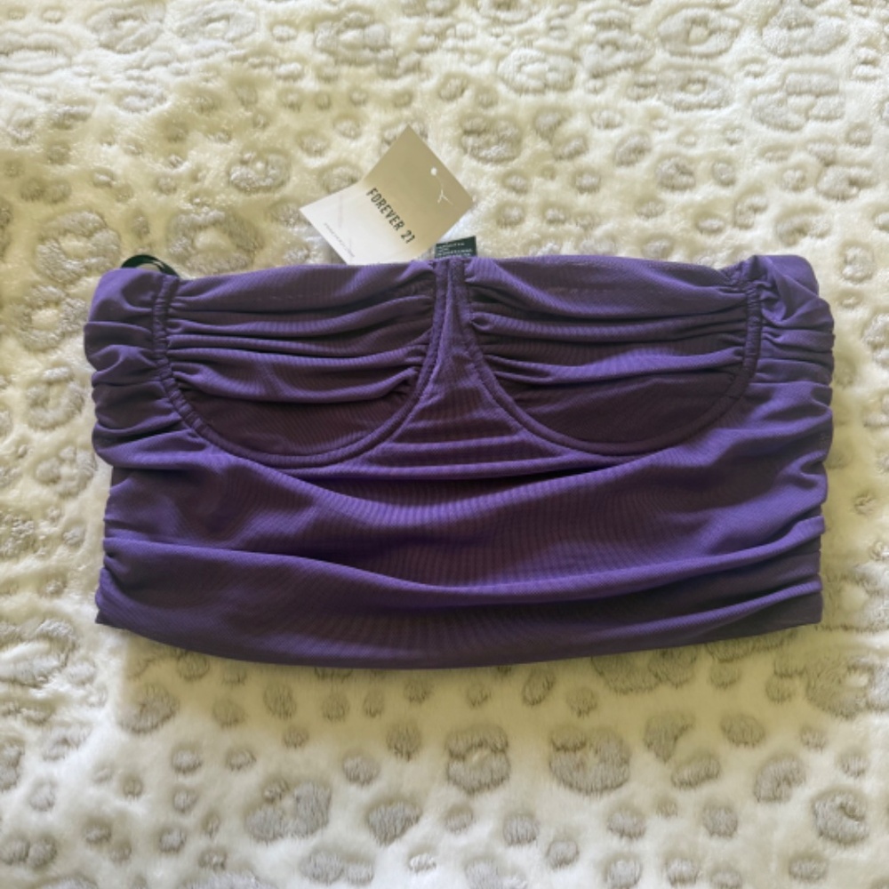 Brand new super cute purple crop